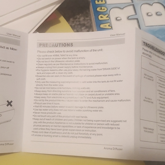 LED Color Changing Essential Oil Mist Diffuser - Picture 16 of 16